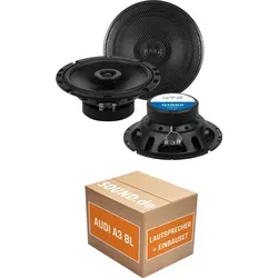 Lautsprecher Boxen Einbaupaket vorne Crunch GTS62 passend für Audi A3 8L + 4/5 türig | 2x Tief-Mitteltöner mit integriertem Hochtöner 180W MAX