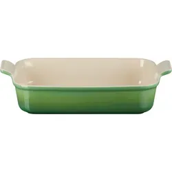 Le Creuset Rechteckige Auflaufform Tradition 32 cm - Hochwertige Auflaufform aus Steinzeug, ideal für gleichmäßiges Garen und perfekte Ergebnisse, langlebig und stilvolles Design in Bamboo-Farbe.