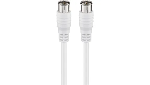 Kabel przyłączeniowy SAT (80 dB), szybkozłączka F, podwójne ekranowanie - Długoś