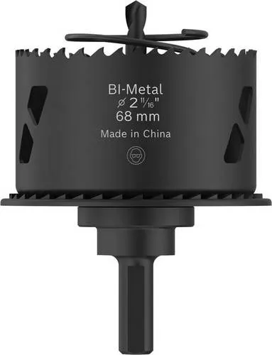 Bosch Lochsäge 68 mm mit Adapter und Randsenker für Holz und Trockenbau