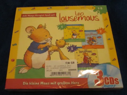 Leo Lausemaus - Folge 1 bis 3 - Hörbuch - 3 CD´s, original verpackt, 2023