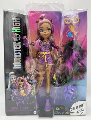 Monster High Clawdeen Puppe mit Haustier und Zubehör von Monster High