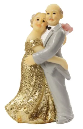 Hobbyfun Goldpaar 7,5 cm in gold von HobbyFun