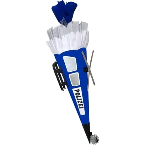 Prell Schultüte Bastelset Polizei Hubschrauber