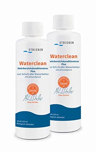 Waterclean Mehrbereichs Wasserbett Konditionierer / Conditioner Plus je 250 ml 2