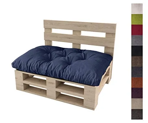 sunnypillow Palettenkissen Set für Europaletten - Auflagen & Polster für Sofas, gemütliche und wasserabweisende Kissen für Innen- und Außenbereich mit kostenlosem Seitenkissen bei Kauf von 3 Sets!