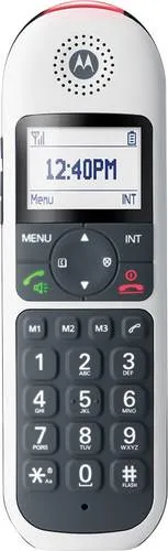 Motorola CD5001 DECT Großtastenschnurlostelefon - Festnetztelefon mit Großtasten und beleuchtetem 1,8 Zoll Display für einfache Bedienung und optimale Lesbarkeit. Ideal für Senioren und alle, die Wert auf Benutzerfreundlichkeit legen.