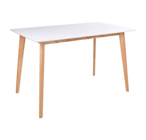 House Nordic Esstisch Vojens Weiß/Natur 120cm von House Nordic