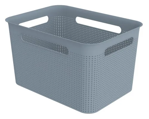 Rotho Wäschekorb Brisen 16 L misty blau Wäschebehälter
