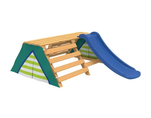 Playtive Tipi mit Rutsche aus Echtholz