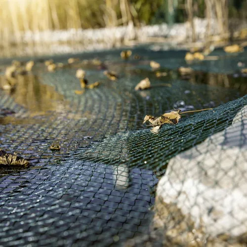 Windhager Laubschutz-Netz 10 x 4 m, Grün - Netze & Laubschutz, schützt effektiv vor Laub und Schmutz, ideal für Gärten und Terrassen
