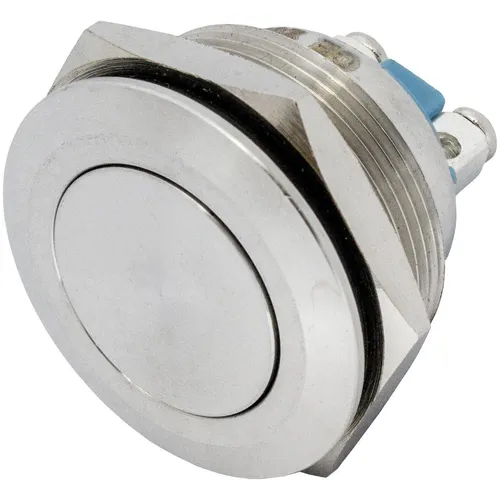 Edelstahl Drucktaster gewölbt Ø25mm IP65 Schraubanschluss 250V 3A Vandalismussic