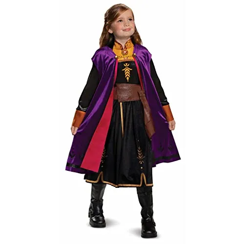 Disney Deluxe Frozen 2 Anna Kostüm für Mädchen von Disguise