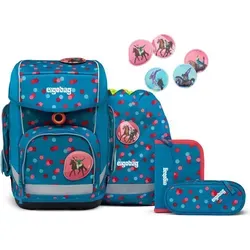 ergobag cubo Set 6-teilig – Ergonomischer Schulrucksack für die 1. Klasse