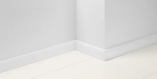 Parador Sockelleiste HL 1 Dekor Uni weiß D001, Fußleiste