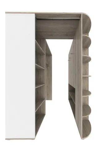 Eck-Kleiderschrank 