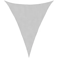 Furnicato Sonnensegel Hellgrau 3x4x4 M