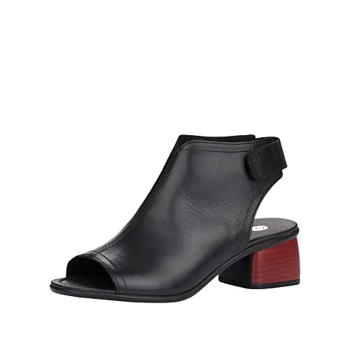 Remonte Sandalen Kunstleder - Elegante Sandalette in Schwarz mit komfortablem Blockabsatz. Der Klettverschluss sorgt für perfekten Halt und individuelle Anpassung. Ideal für stilvolle Sommerlooks!