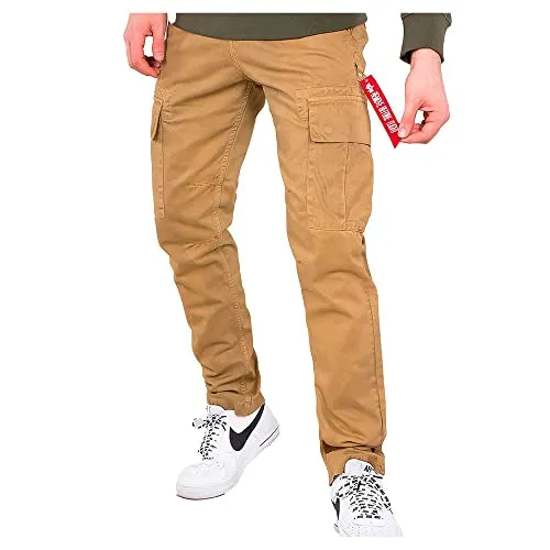 Alpha Industries Agent Pant Freizeithose für Herren Khaki von Alpha Industries