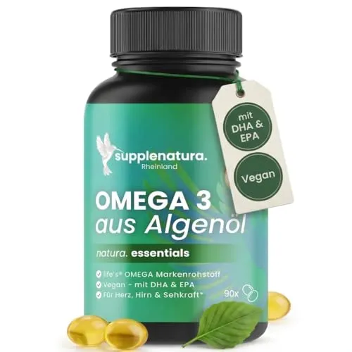 Omega 3 Algenöl [life´s™ Omega] 90 Softgel Kapseln I Triglycerid-Form I hochwertiges EPA und DHA