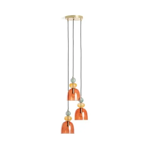 LEDKIA LIGHTING Pendelleuchte Tri Baudelaire Rot E14 von Ledkia