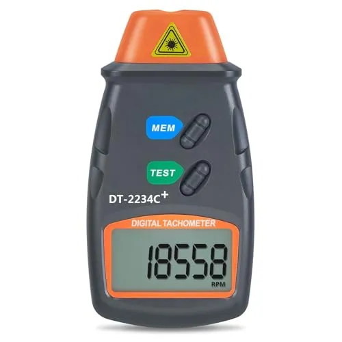Agptek Professioneller digitaler Laserfoto-Drehzahlmesser