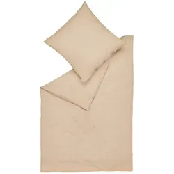 Esprit Flanell-Bettwäsche E-Cuno, Creme/Sand, 135x200 cm in beige von Esprit