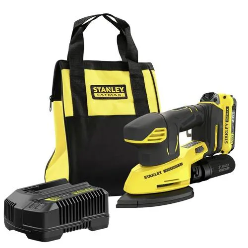 Stanley Fatmax Akku-Deltaschleifer 18V V20 mit 2x2,0Ah von STANLEY