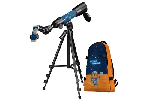 Kinder-Linsenteleskop 50 350 mit Rucksack