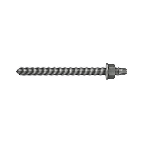 fischer Ankerstange RG M16x300 A4 - 10 Stück, rostfrei - Gewindestifte für einfache Montage mit Mörtelpatrone, ideal für Außenanwendungen in verschiedenen Baustellenmaterialien.