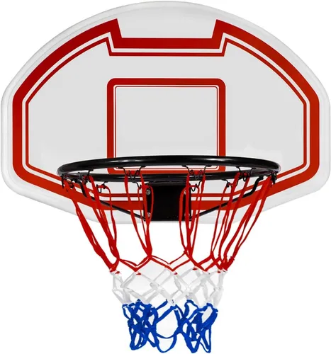 Basketballkorb Outdoor mit Rückwand 73 x 49 cm - Basketball-Wandanlage für Anfänger, aus robustem Aluminium, ideal für den Outdoor-Sport und fördert die Bewegungsfreude.
