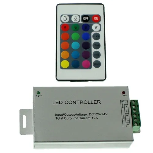 RGB LED 24Key Controller 12...24V 144W 4-Pin; RGB