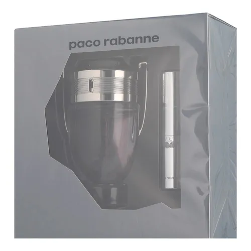 Paco Rabanne Invictus EDT Geschenkset 100 ml + 10 ml - Parfüm-Geschenkset für Männer mit frischem, holzig-aquatischem Duft, der Stärke und Dynamik verkörpert – ideal für den täglichen Gebrauch.
