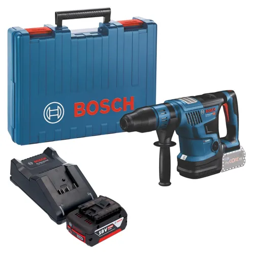 Bosch GBH 18V-36 C Professional Akku Bohrhammer 18 V 7 J SDS max Brushless + 1x Akku 5,0 Ah + Ladegerät + Koffer