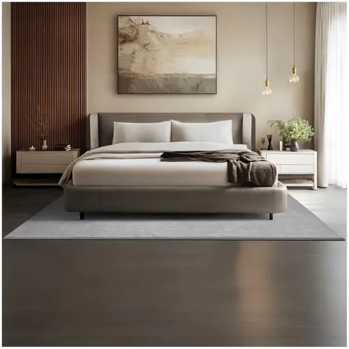 TecTake GmbH Kurzflorteppich Soft Zone