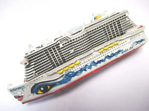 Schiff Modell Kreuzfahrtschiff MS Aidanova Aida,12cm Poly Cruise Ship,NEU
