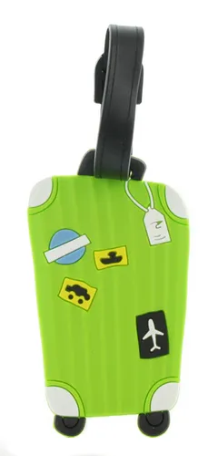 Fabrizio Kofferanhänger Namensschild Adresskarte 10275 Grün