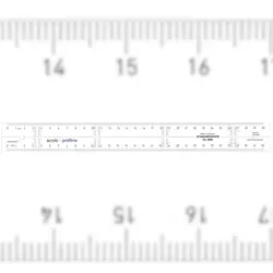 Standardgraph Holzlineal - 50 cm