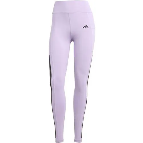 adidas Performance Trainingstights OPT 3S 1/1 lila S - Sportliche Trainingstights für Fitness, gefertigt aus einer hochwertigen Polyester-Elasthan-Mischung. Ideal für Bewegungsfreiheit und optimalen Tragekomfort.