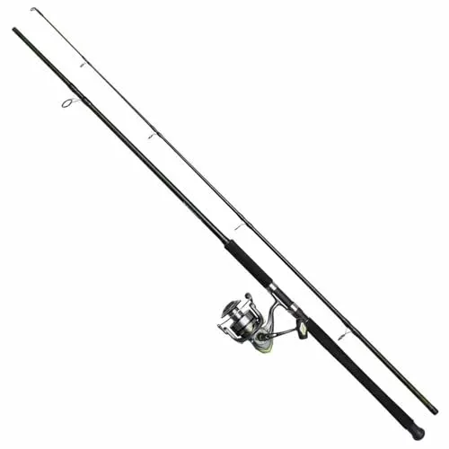 DAM Full Cat Combo - Allround Angelset für Catfish - Angelset für Catfish mit superstarkem Carbon-Composite-Rohling, robusten SIC-Ringen und kraftvollem Reel für höchste Ansprüche an Angler.