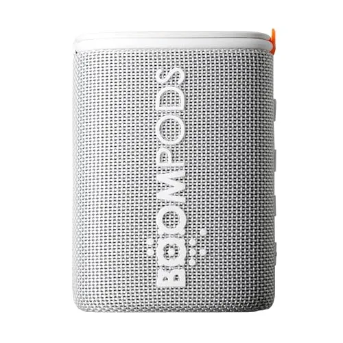Boompods Beachboom - Wasserdichter Bluetooth-Lautsprecher für Outdoor-Aktivitäten - Lautsprecher aus gerettetem Küstenplastik, IPX7 wasserfest für Regen und Pool, 5 Stunden Akkulaufzeit und praktische Selfie-Funktion – perfekt für Strandpartys und Abenteuer.