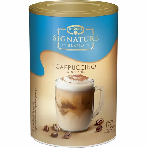 Krüger Signature Blend Cappuccino Weniger Süß 200g Dose