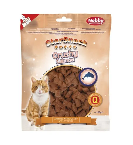 Nobby StarSnack Katzenleckerli Crushy Salmon 125 g  Katzenfutter