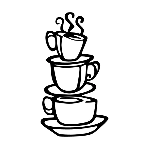 Wandbehänge 100% METALL Schwarz