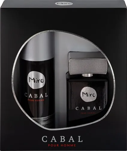 Miro Cabal Duftset 1 Stk - Parfum Set für Herren mit charakterstarkem Duft – enthält 75 ml Eau de Toilette und 150 ml Deodorant für einen verführerischen Auftritt.