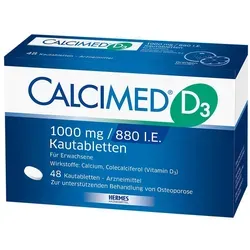 Calcimed D3 1000 mg / 880 I.E. Kautabletten von HERMES ARZNEIMITTEL