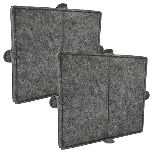 vhbw 2X Aktivkohlefilter kompatibel mit Miele PUR 98 W, Puristic, PUR 97 W, PUR 98 D, PUR 96 W, Puristic CA, Puristic Canto Dunstabzugshaube