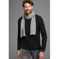 Schal MAN'S WORLD, Damen, grau (hellgrau melange), Strick, Polyacryl, meliert, Modetücher Schal, aus kuscheligweichem Material - NEW