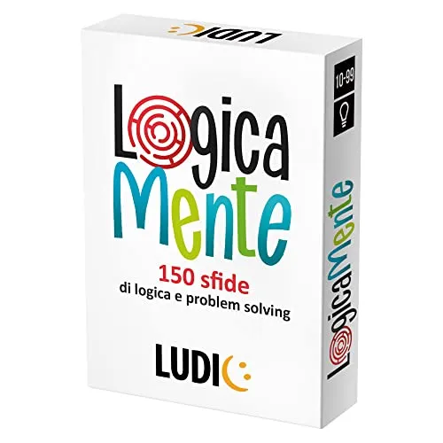 Ludic - Logisch - 150 Herausforderungen der Logik und Problemlösung | Kartenspiele, perfektes Brettspiel Für Die ganze Familie, Gesellschaftsspiele Für Erwachsene und Jugendliche. Geburtstagsgeschenk