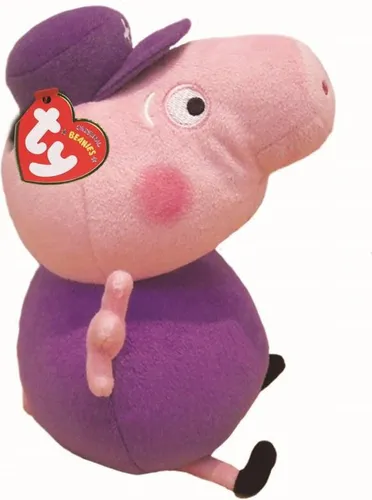 TY Beanie Babies, Grandpa Pig, ca 15 cm